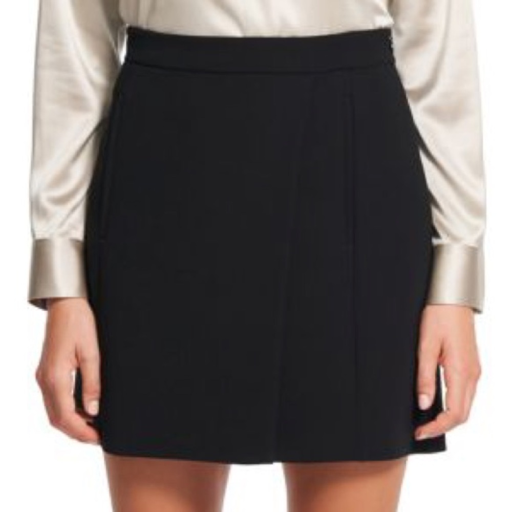 THEORY | Staple Wrap Mini Skirt